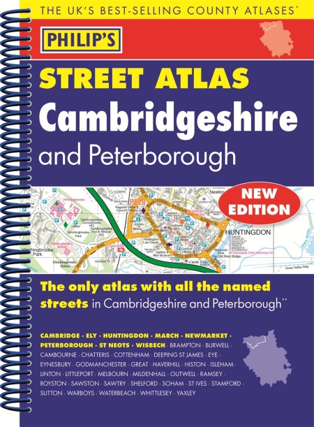 Philip’s Street Atlas Cambridgeshire and Peterborough