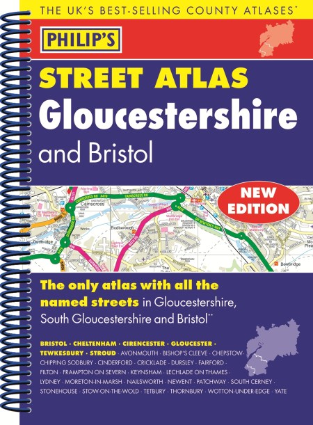 Philip’s Street Atlas Gloucestershire and Bristol