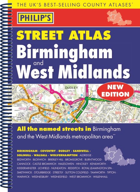 Philip’s Street Atlas Birmingham and West Midlands