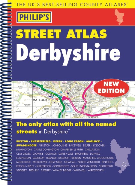 Philip's Street Atlas Derbyshire