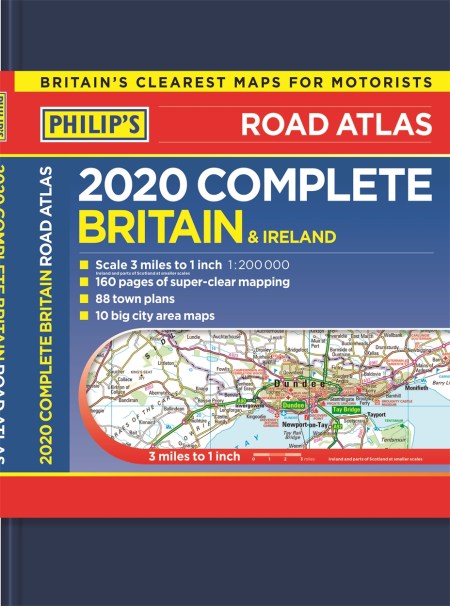 2020 Philip's Complete Road Atlas Britain and Ireland