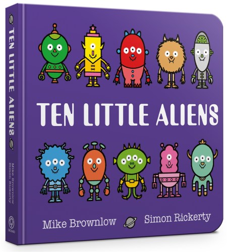 Ten Little Aliens Board Book