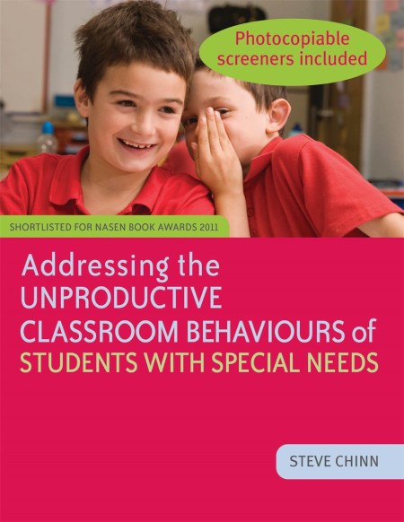 Addressing the Unproductive Classroom Behaviours of Students with Special Needs