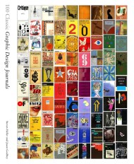 100 Classic Graphic Design Journals