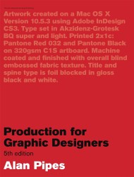 Production for Graphic Designers, Fifth edition