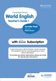 Cambridge Primary World English Teacher’s Guide Stage 5 with Boost Subscription