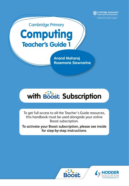 Cambridge Primary Computing Teacher’s Guide Stage 1 with Boost Subscription