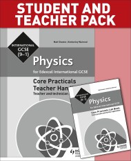 Edexcel International GCSE (9-1) Physics Lab Book pack with Teacher Book