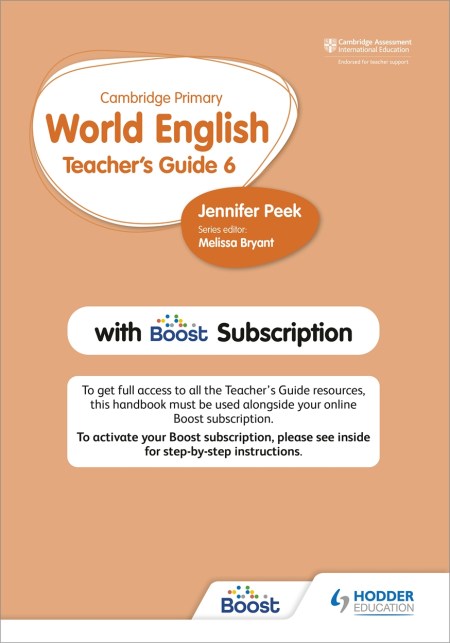 Cambridge Primary World English Teacher’s Guide Stage 6 with Boost Subscription