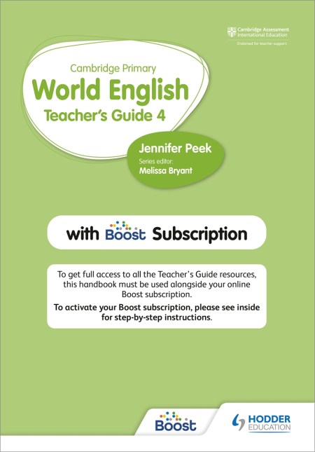 Cambridge Primary World English Teacher’s Guide Stage 4 with Boost Subscription