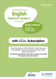 Cambridge Primary English Teacher’s Guide Stage 4 with Boost Subscription