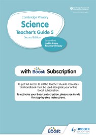 Cambridge Primary Science Teacher’s Guide Stage 5 with Boost Subscription