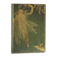 Olive Fairy (Lang’s Fairy Books) Midi Lined Softcover Flexi Journal (Elastic Band Closure)