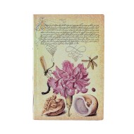 Pink Carnation (Mira Botanica) Mini Lined Softcover Flexi Journal (Elastic Band Closure)