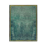 Pacific Blue (Old Leather Collection) Ultra Lined Softcover Flexi Journal (Elastic Band Closure)