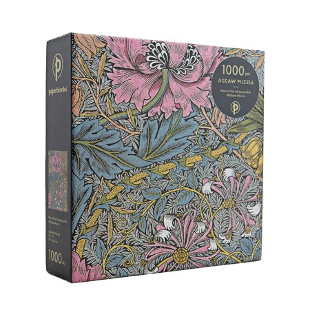 Morris Pink Honeysuckle (William Morris) 1000 Piece Jigsaw Puzzle