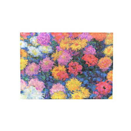 Monet’s Chrysanthemums Document Folder (Wrap Closure)