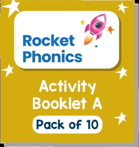 Reading Planet: Rocket Phonics First Steps – Activity Booklet A  – pack of 10