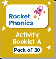 Reading Planet: Rocket Phonics First Steps – Activity Booklet A  – pack of 30