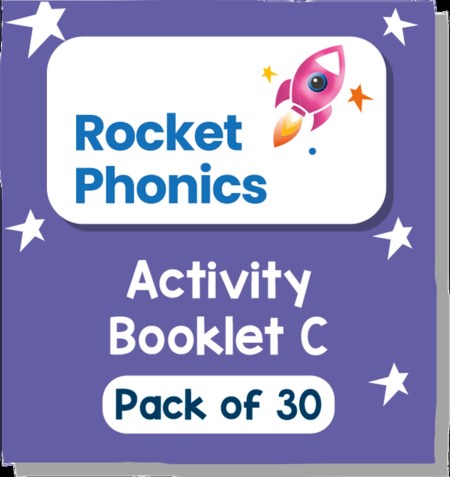 Reading Planet: Rocket Phonics First Steps – Activity Booklet C – pack of 30