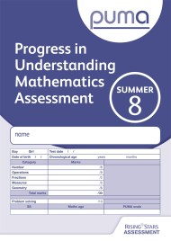 PUMA Test 8, Summer PK10 (Progress in Understanding Mathematics Assessment)