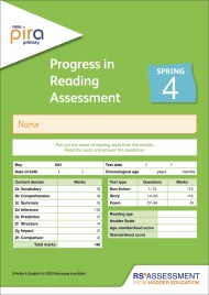 New PiRA Test 4, Spring PK10 (Progress in Reading Assessment)