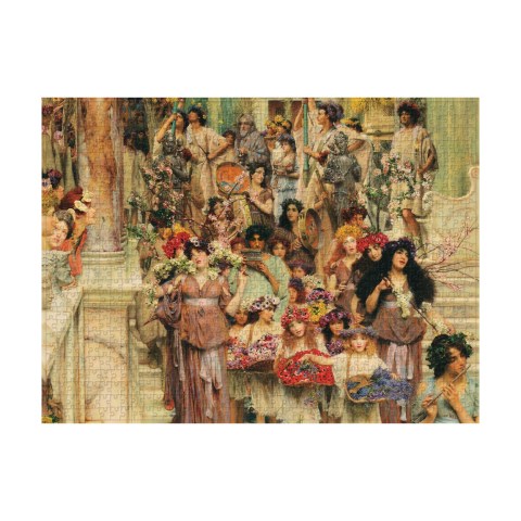 Spring (Lawrence Alma-Tadema) 1000 Piece Jigsaw Puzzle