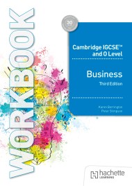 Cambridge IGCSE and O Level Business Workbook Third Edition