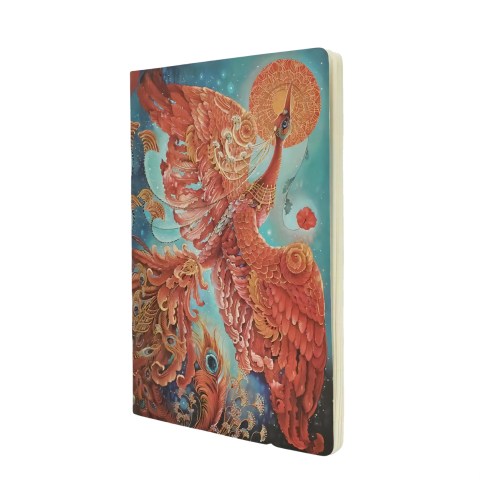 Firebird (Birds of Happiness) A4 Dot-Grid Cahier