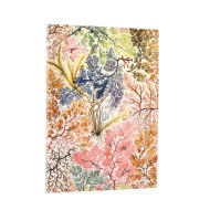 Anemone (William Kilburn) Midi Unlined Softcover Flexi Journal (Elastic Band Closure)