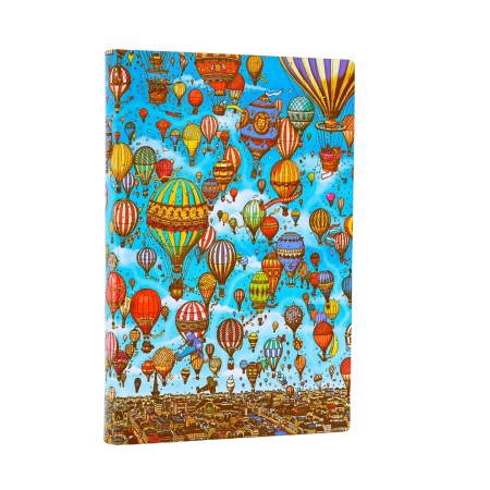 Balloon Festival (Pierre the Maze Detective) Mini Lined Softcover Flexi Journal (Elastic Band Closure)