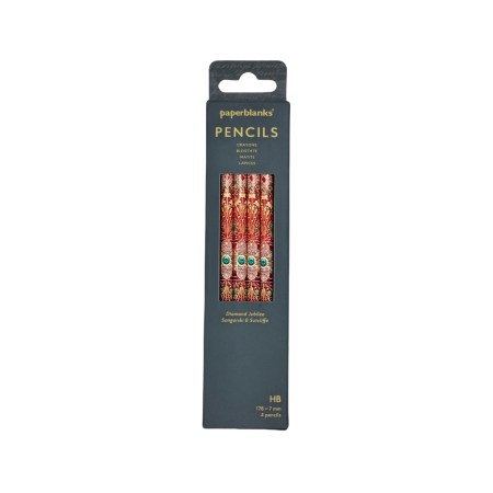 Diamond Jubilee (Sangorski & Sutcliffe) Pencil (4 Pack)