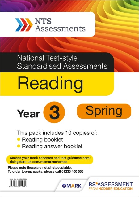 NTS Reading Year 3, Spring PK10 (National Test-style Standardised Assessments)