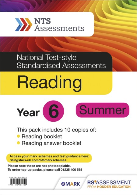 NTS Reading Year 6, Summer PK10 (National Test-style Standardised Assessments)