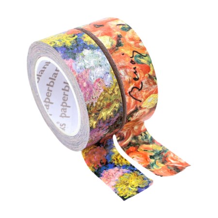 Monet’s Chrysanthemums/Renoir, Letter to Morisot (1892) (Mixed Pack) Washi Tape